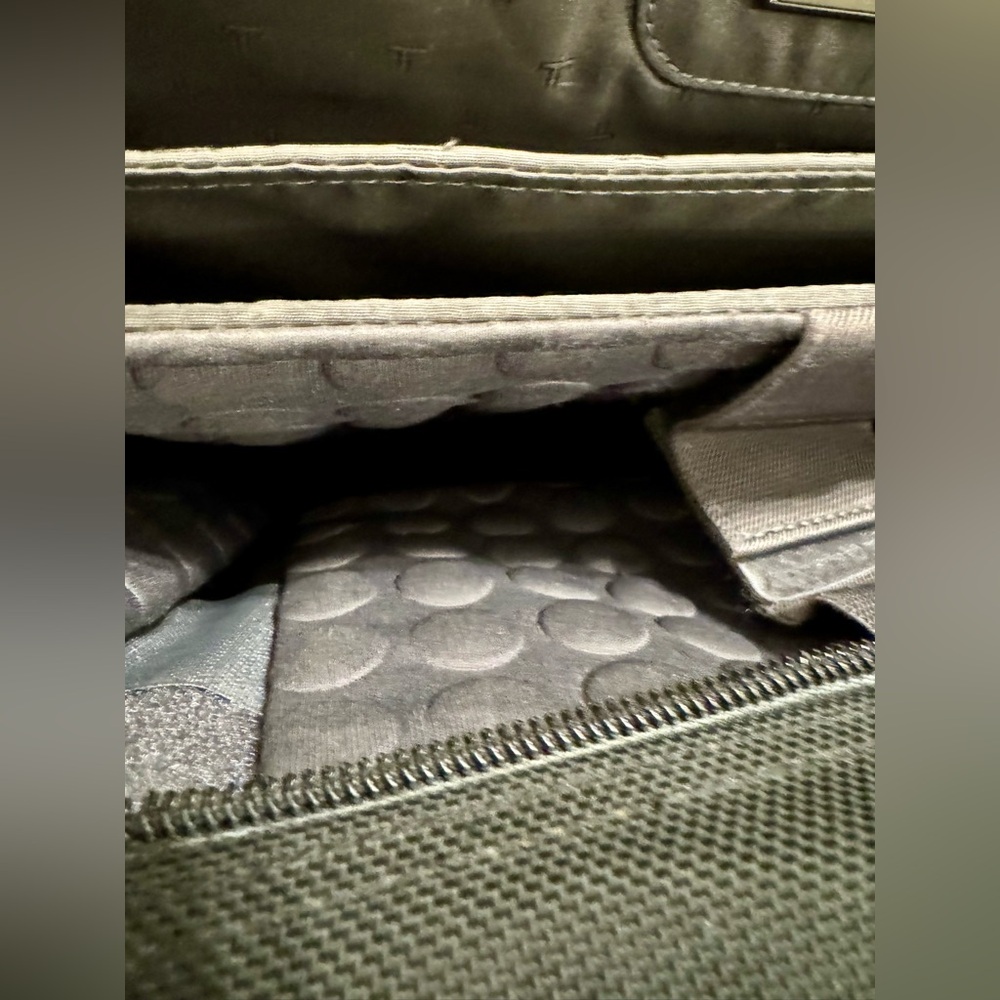 TUMI black laptop carrier bag. It has wallet inside.  It has various - Picture 13 of 15